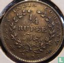 Brits India ¼ rupee 1835 (type 1 - zonder letter) - Afbeelding 1