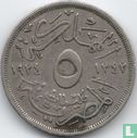 Egypte 5 milliemes 1924 (AH1342) - Afbeelding 1