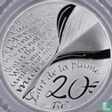 Frankrijk 20 euro 2021 (PROOF) "700th anniversary Death of Dante Alighieri" - Afbeelding 2