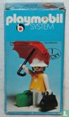 Playmobil Vrouw met Paraplu / Woman with Umbrella - Image 1