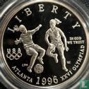Verenigde Staten ½ dollar 1996 (PROOF) "Summer Olympics in Atlanta - Football" - Afbeelding 2