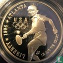 United States 1 dollar 1996 (PROOF) "Atlanta Centennial Summer Olympics - Tennis" - Image 1