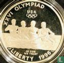 United States 1 dollar 1996 (PROOF) "Atlanta Centennial Summer Olympics - Rowing" - Image 1