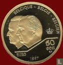 Belgique 50 ecu 1997 (PROOF) "40th anniversary Treaty of Rome" - Image 1