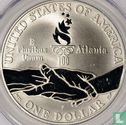 United States 1 dollar 1995 (PROOF) "1996 Summer Olympics in Atlanta - Cycling" - Image 2