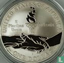 États-Unis 1 dollar 1995 (BE) "1996 Summer Olympics in Atlanta - Track running" - Image 2