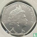 Insel Man 50 Pence 2021 "95th Birthday of Queen Elizabeth II - Bust from 1980" - Bild 2