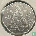 Guernsey 50 pence 2021 "Christmas tree" - Afbeelding 2