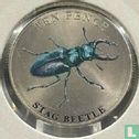 Guernsey 10 pence 2021 (gekleurd) "Stag beetle" - Afbeelding 2