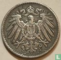 Empire allemand 5 pfennig 1918 (A - fauté) - Image 2