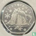Guernsey 50 pence 2021 "Christmas pudding" - Afbeelding 2