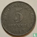 Empire allemand 5 pfennig 1917 (A - fauté) - Image 1