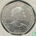 Île de Man 50 pence 2021 "95th Birthday of Queen Elizabeth II - Bust from 1990" - Image 1