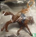 Cowboy zu Pferd mit Lasso - Bild 2