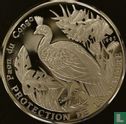 Congo-Brazzaville 500 francs 1992 (PROOF) "Congo peafowl" - Afbeelding 1