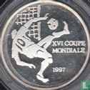Congo-Brazzaville 1000 francs 1997 (PROOF - type 1) "1998 Football World Cup in France" - Image 1