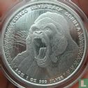 Kongo-Brazzaville 5000 Franc 2015 (ungefärbte) "Silverback gorilla" - Bild 1