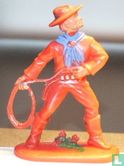 Cowboy with lasso (red) - Image 1