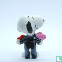Snoopy in Jacquet met bloemen en bonbons - Afbeelding 2