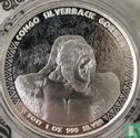 Congo-Brazzaville 5000 francs 2017 (kleurloos) "Silverback gorilla" - Afbeelding 1