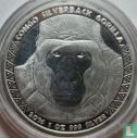 Congo-Brazzaville 5000 francs 2016 (kleurloos) "Silverback gorilla" - Afbeelding 1
