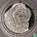 Congo-Brazzaville 5000 francs 2019 (kleurloos) "Silverback gorilla" - Afbeelding 1