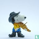 Snoopy playing country fiddle - Image 1