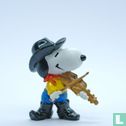 Snoopy speelt country viool - Afbeelding 1
