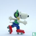 Snoopy op rolschaatsen - Afbeelding 1