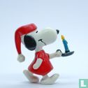 Snoopy met kandelaar - Afbeelding 1