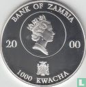 Zambia 1000 kwacha 2000 (PROOF) "Giraffes" - Afbeelding 1
