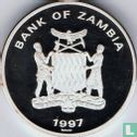Zambia 10000 kwacha 1997 (PROOF - zilver) "Lions" - Afbeelding 1