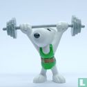Snoopy gewichtheffers - Afbeelding 1