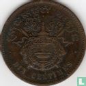 Cambodia 10 centimes 1860 - Image 2