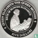 Nieuw-Zeeland 5 dollars 1994 (PROOF) "Queen Elizabeth the Queen Mother" - Afbeelding 2