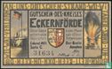 Eckernforde, Kreis - 1 Mark 1921 - Afbeelding 1