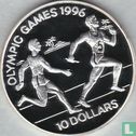 Solomon Islands 10 dollars 1994 (PROOF) "1996 Summer Olympics in Atlanta" - Image 2
