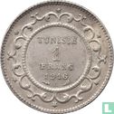 Tunesië 1 franc 1916 (AH1334) - Afbeelding 1