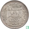 Tunesien 1 Franc 1916 (AH1334) - Bild 2