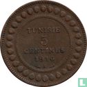 Tunisia 5 centimes 1916 (year 1334) - Image 1