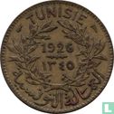 Tunesië 1 franc 1926 (AH1345) - Afbeelding 1