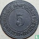 Prenzlau 5 pfennig 1917 - Afbeelding 2