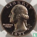 Verenigde Staten ¼ dollar 1971 (PROOF) - Afbeelding 1