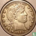 États-Unis ¼ dollar 1915 (sans lettre) - Image 1