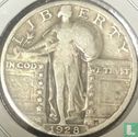 Verenigde Staten ¼ dollar 1928 (zonder letter) - Afbeelding 1
