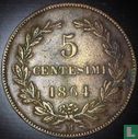 San Marino 5 Centesimi 1864 - Bild 1