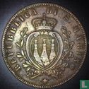 San Marino 5 centesimi 1864 - Image 2