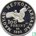 Hongrie 100 forint 1983 (BE) "200th anniversary Birth of Simón Bolívar" - Image 1