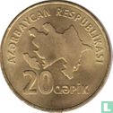 Azerbaijan 20 qapik ND (2006) - Image 2