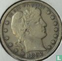 Verenigde Staten ¼ dollar 1892 (zonder letter - type 2) - Afbeelding 1
